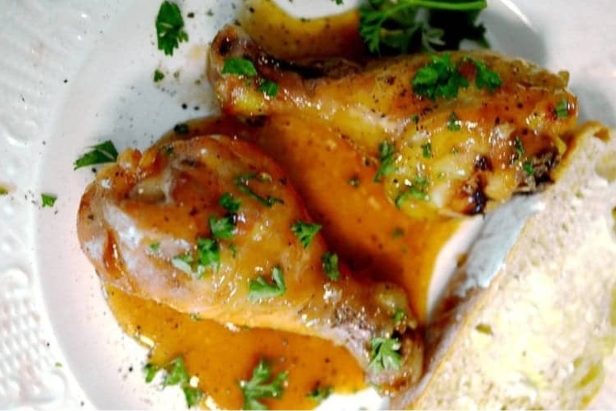 Easy Honey Glazed Chicken Legs