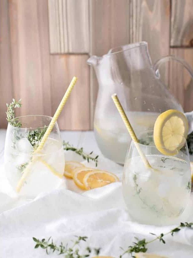 Thyme to Refresh with Lemon Gin Spritz
