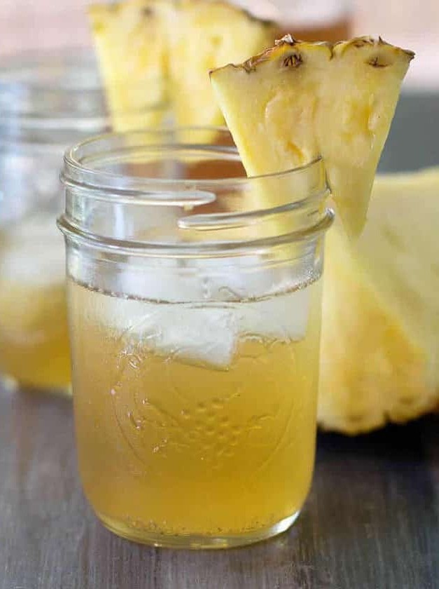 Pineapple Spice Vinegar Cocktail Recipe