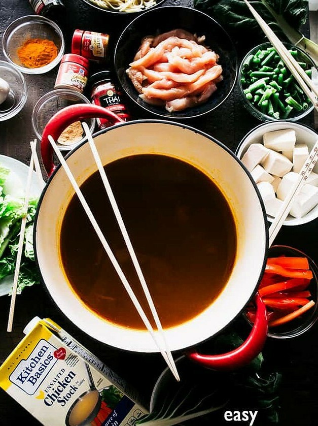Spicy Oriental Fondue Soup Delight