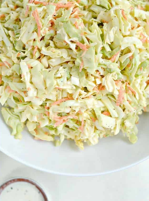 Homemade Creamy Cabbage Slaw Recipe