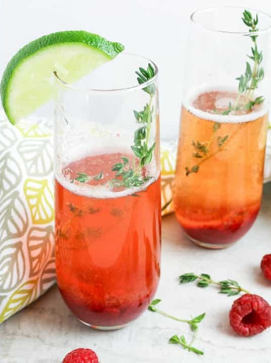 Berry Bliss Champagne Spritzer