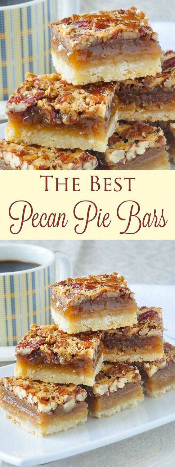 Easy Shortbread Pecan Bars Recipe