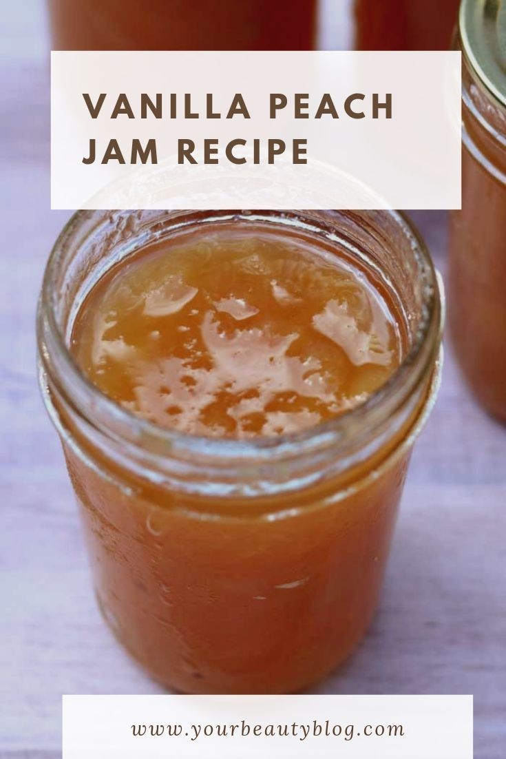 Whiskey-Infused Vanilla Peach Jam Delight