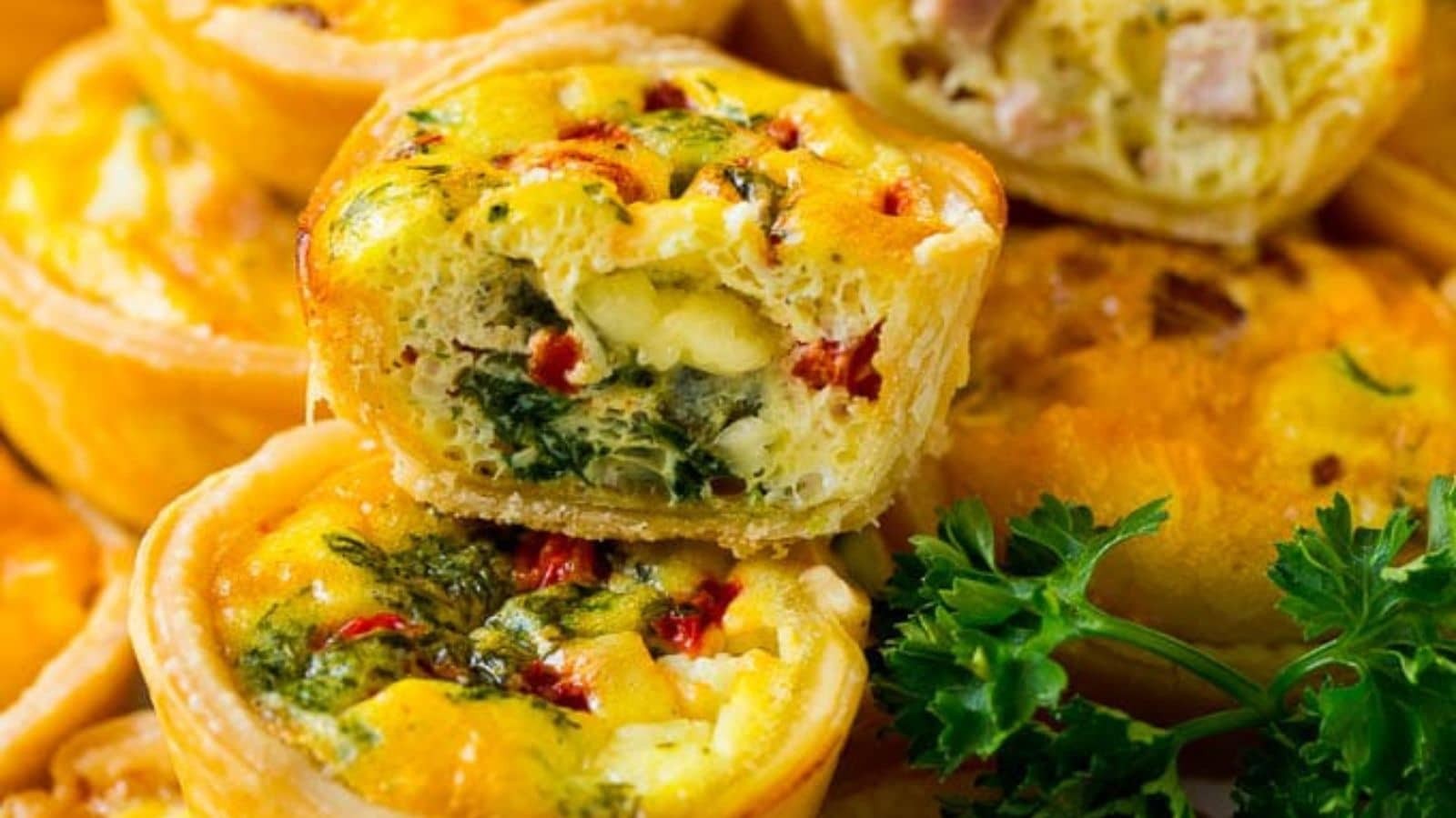 Bite-Sized Cheesy Egg Pastries