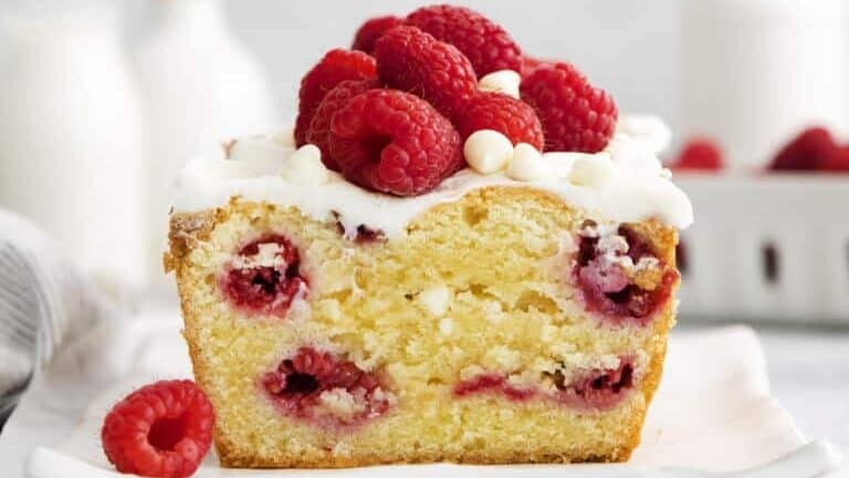 Tart Raspberry White Chocolate Bread