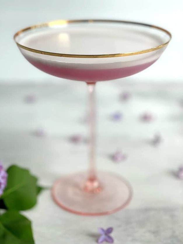 Lilac Dreams in a Glass