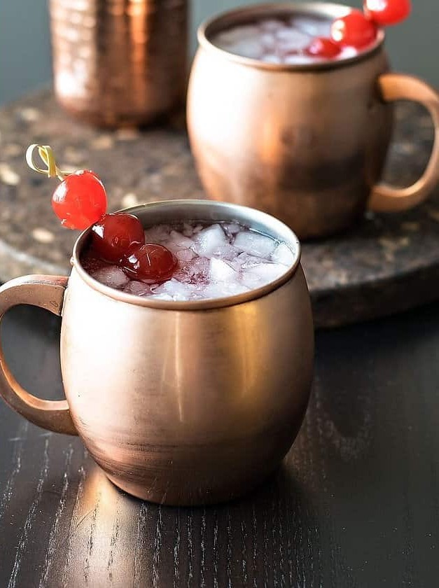 Cherry Twist on the Classic Moscow Mule