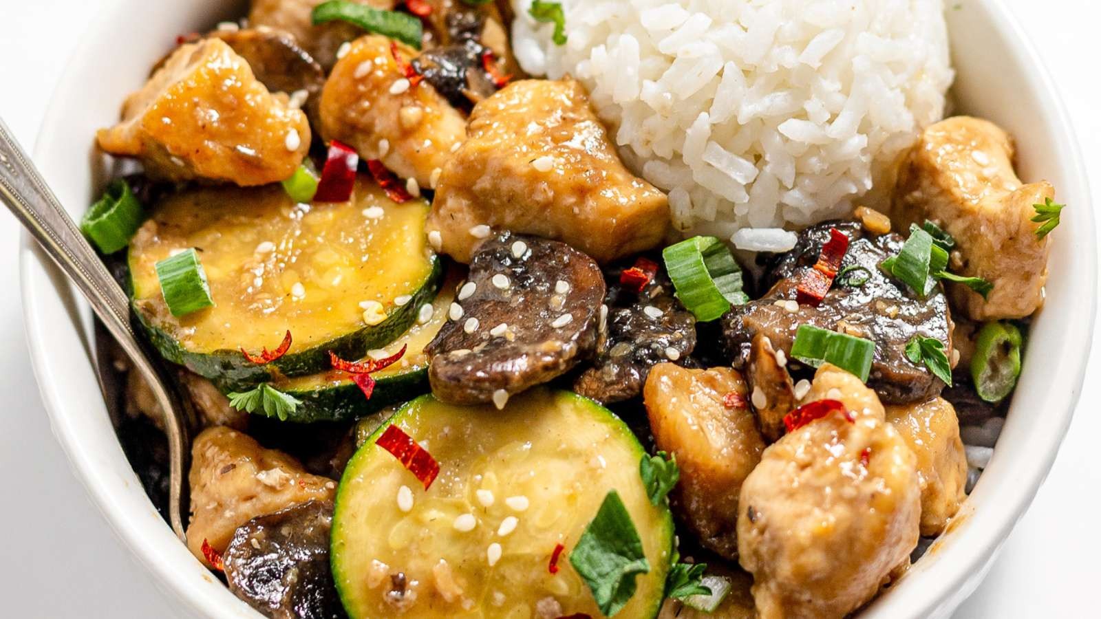 Quick Soy Chicken with Mushrooms