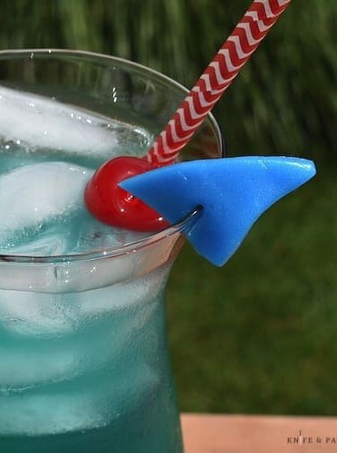 Vibrant Blue Sharkbite Cocktail