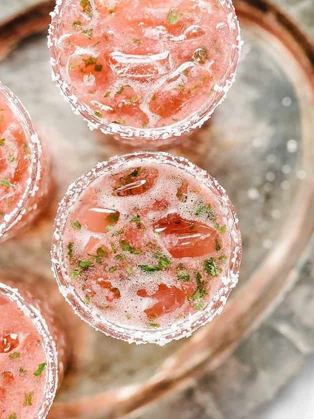 Sweet Strawberry Basil Tequila Twist
