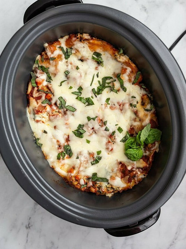 Slow Cooker Vegan Lasagna Delight