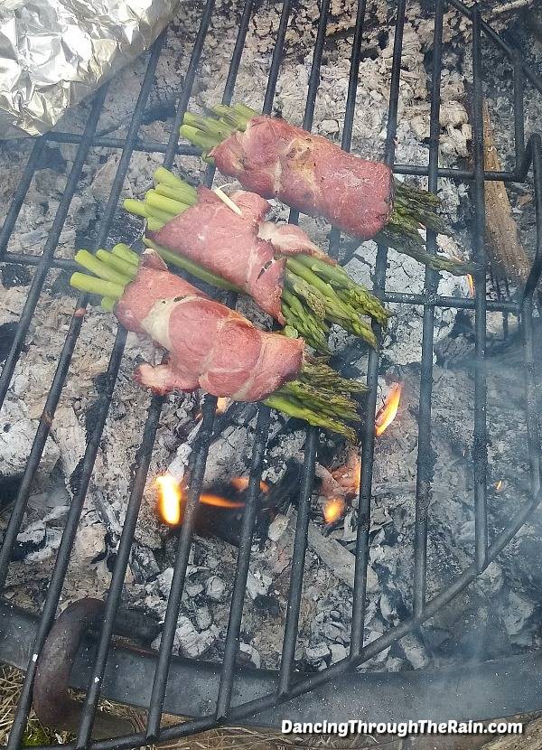 Grilled Asparagus Wrapped in Smoky Bacon