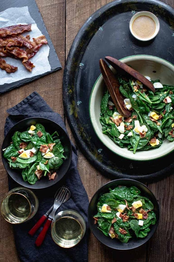 Honey Dijon Twist on Classic Spinach Salad