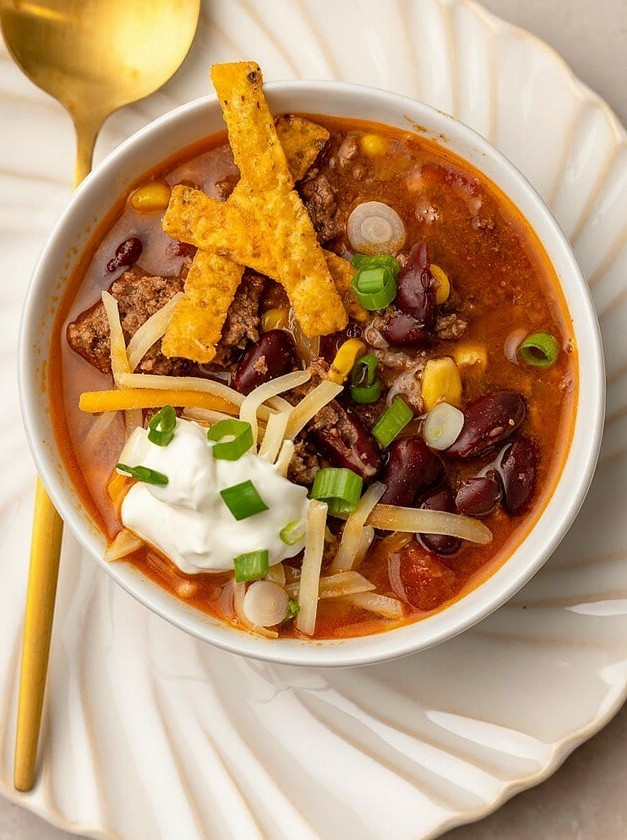 Taco Soup Recipe in Crock Pot