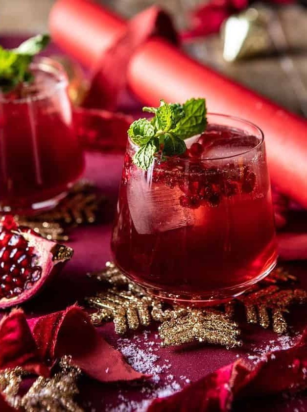 Warm Winter Bourbon Holiday Cocktail