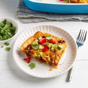 Beef Taco Casserole with Nacho Twist