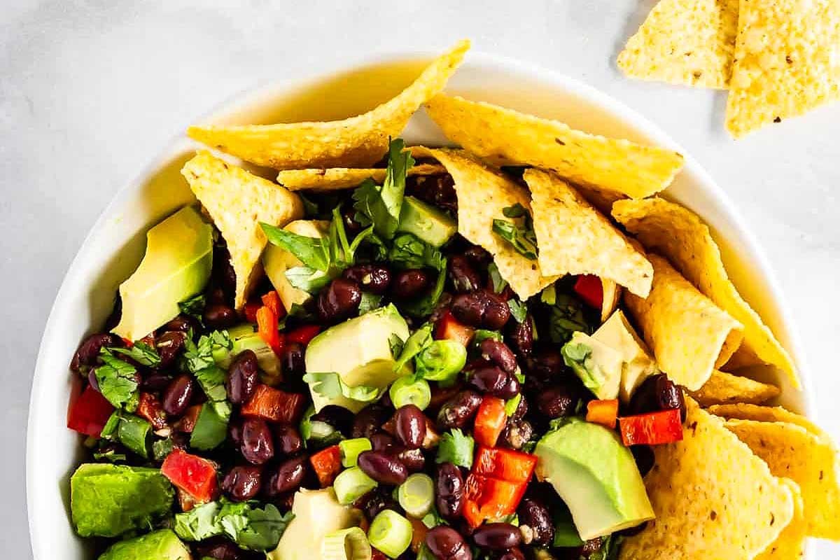 Quick Avocado Bean Fiesta Dip