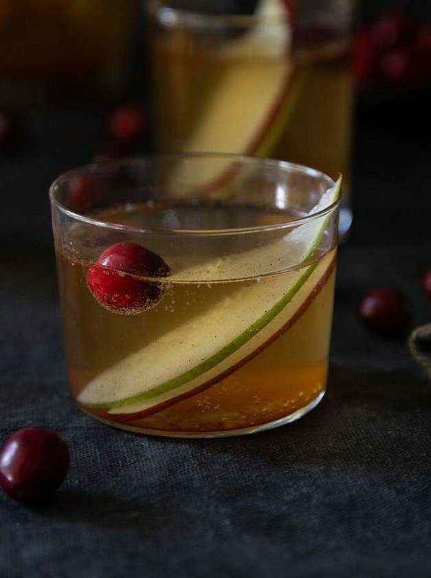 Winter White Wine Festive Sangria Delight