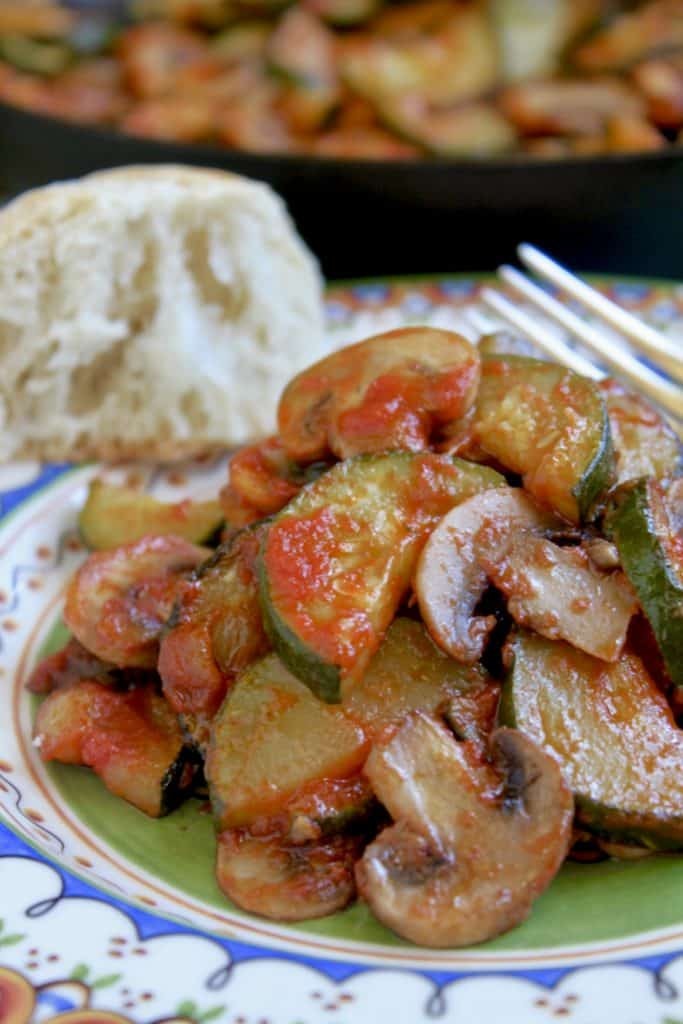 Vegan Italian Zucchini & Mushroom Delight