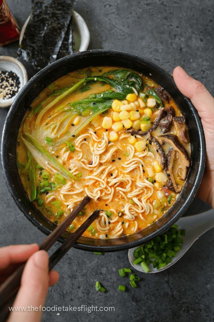 Vegan Ramen Twist: Nutrient-Packed Bowl