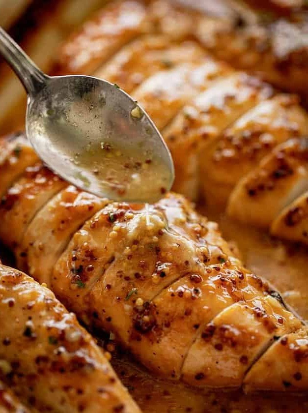Paleo Honey Mustard Chicken Breast Bakes