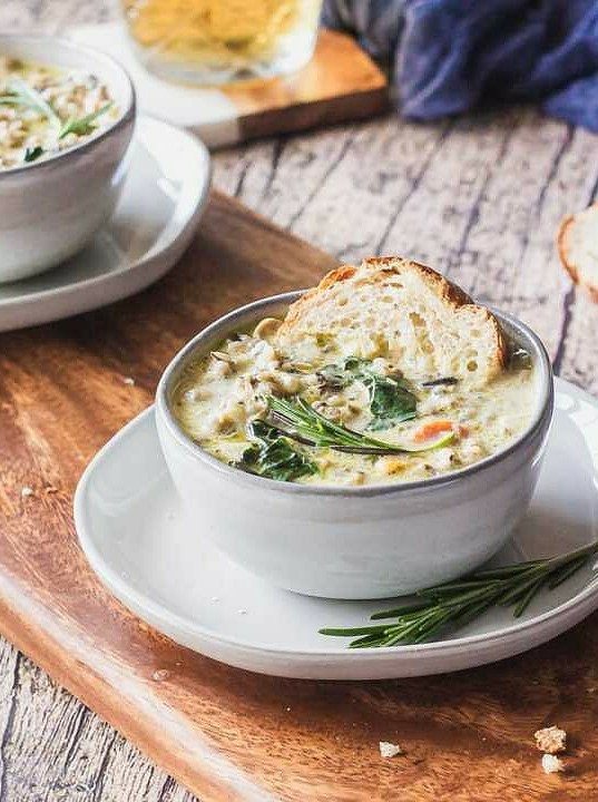 Hearty Chicken Wild Rice Soup Delight