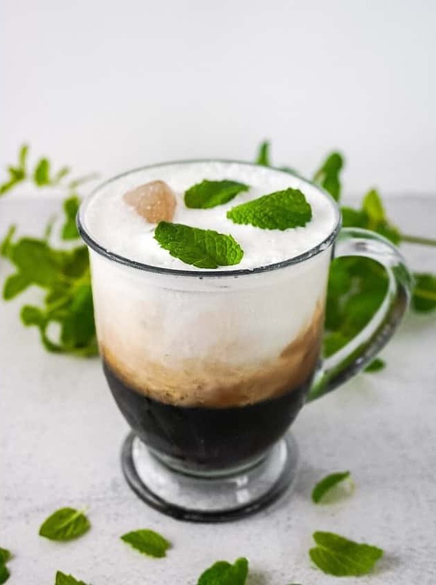 Minty Coffee Mojito Refreshment