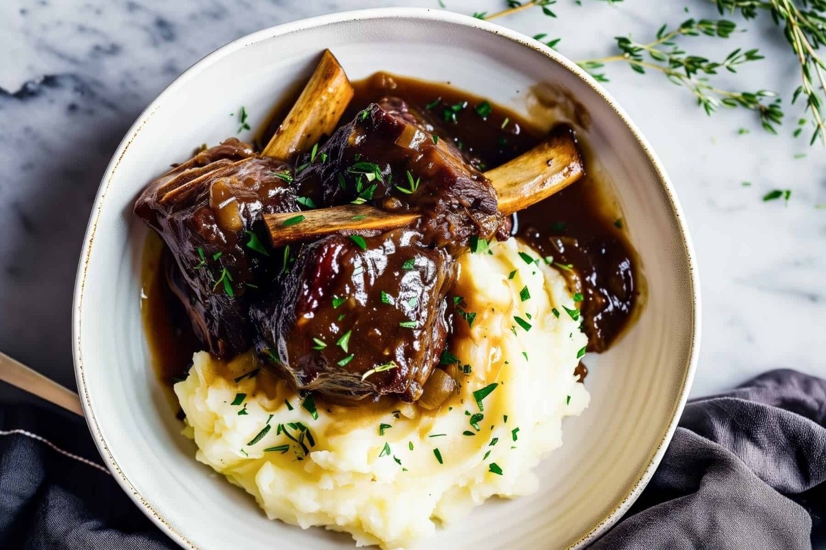 Beef Short Ribs in Rich Beer Stew