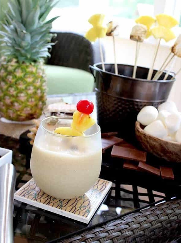 Coconut Pineapple Coffee Campfire Treat