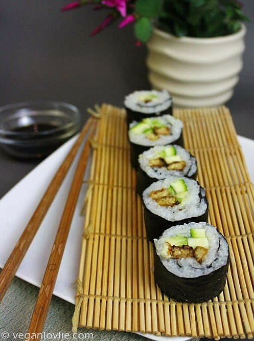 Fermented Soy Delights: A Vegan Twist on Sushi