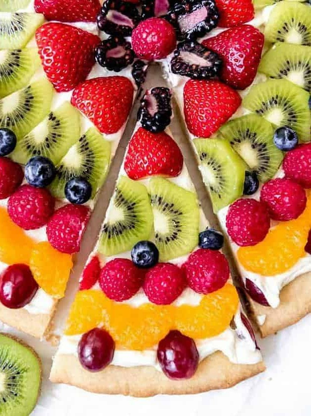 Sugar Cookie Fruit Celebration Pizza
