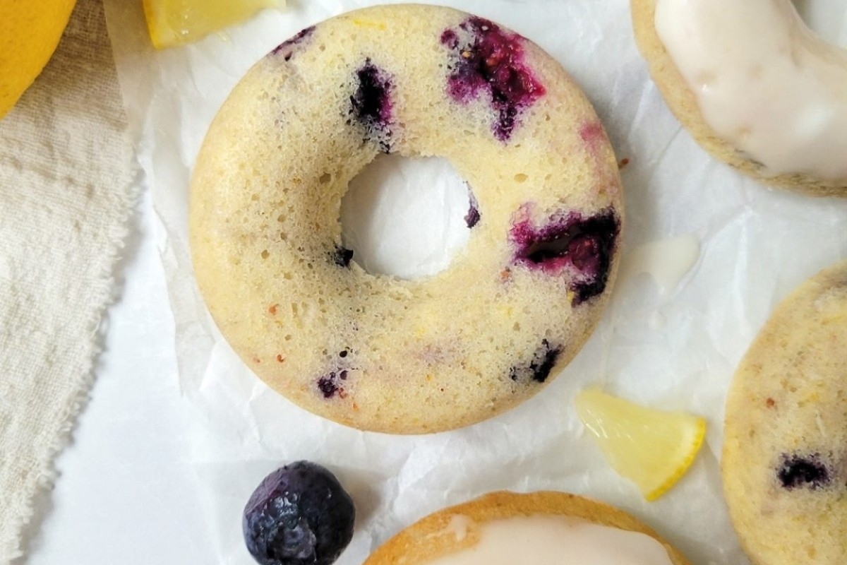 Lemon Blueberry Donuts