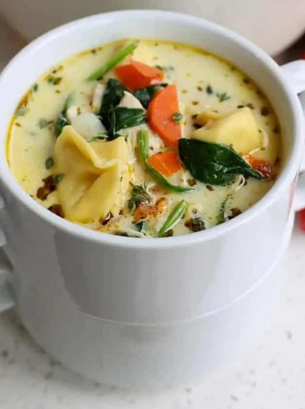 Creamy Chicken Tortellini Stew