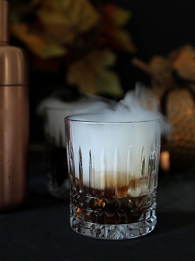 Midnight Morsel: A Spooky Dessert Cocktail