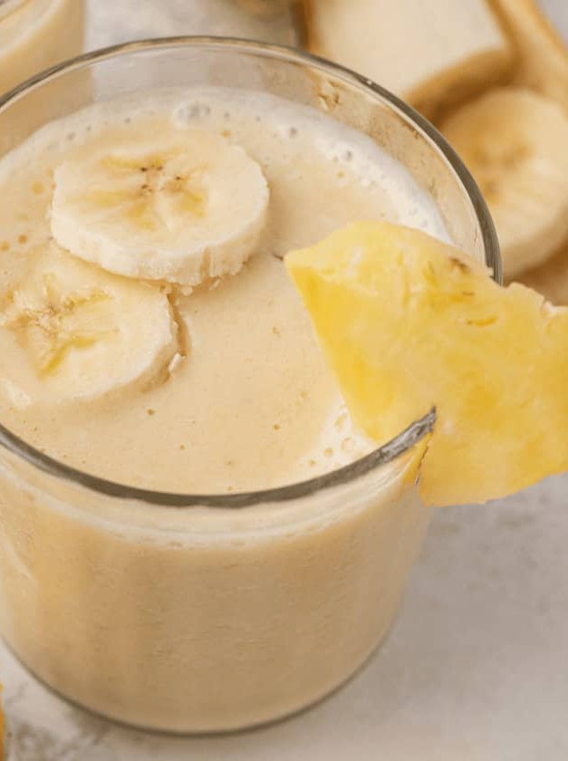 Tropical Banana Pineapple Yogurt Delight