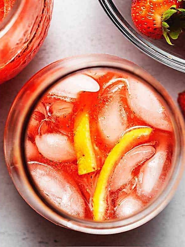 Strawberry Lemonade Revamp: Sugar-Free Delight