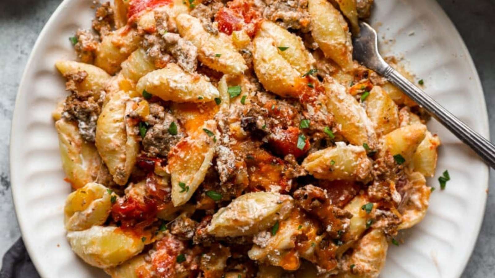 Ground Beef Pasta Bake Recipe