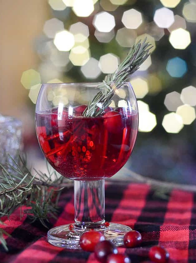Cranberry Vodka Spritzer