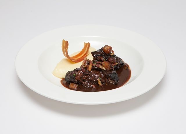 Beef Cheeks Braised in Rich Red Wine