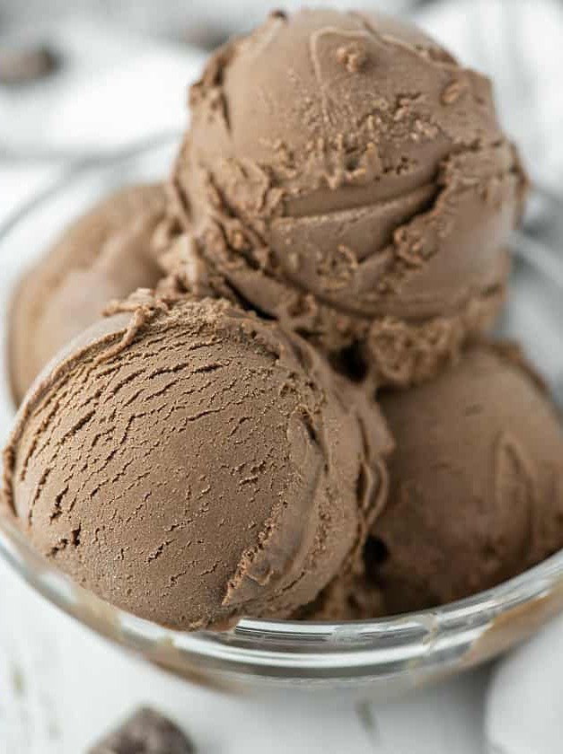 Decadent Dark Chocolate Italian Gelato Delight