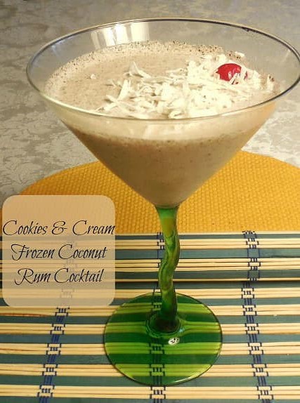 Creamy Coconut Rum Frozen Treat