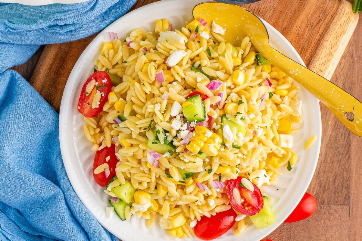 Easy Peasy Summer Orzo Delight