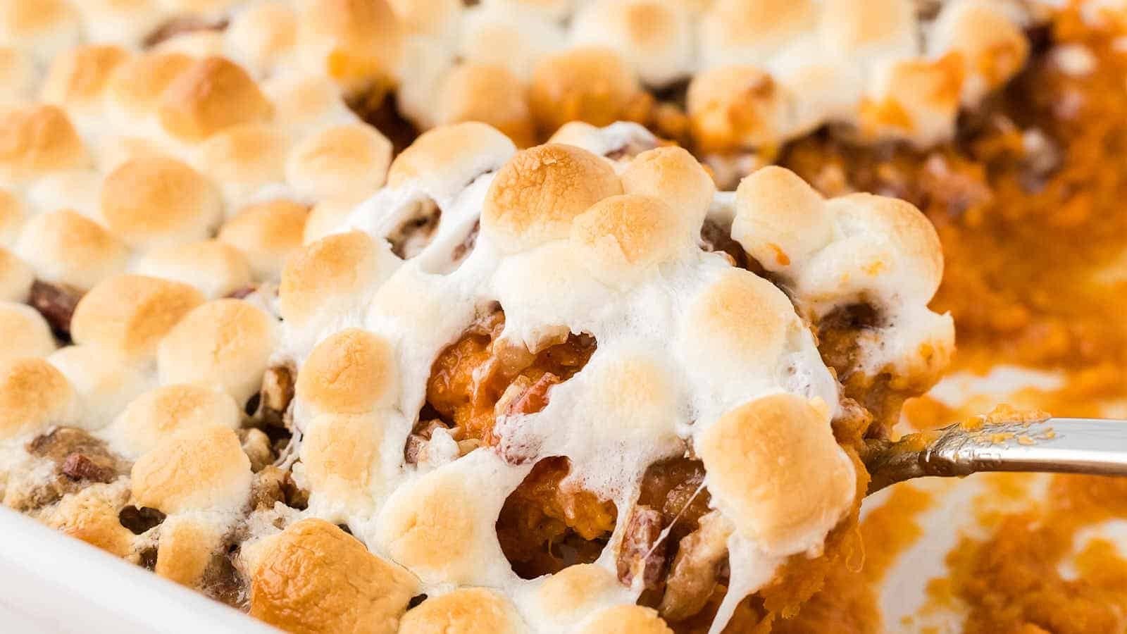 Sweet Potato Delight With Toasted Marshmallow Crunch