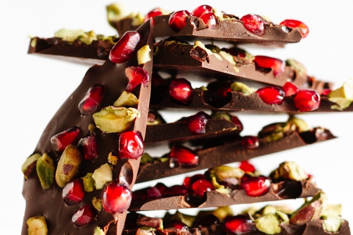 Dark Chocolate Bark with Dried Fruit & Nuts