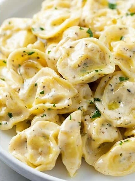 Rich Asiago Cream Sauce for Tortellini