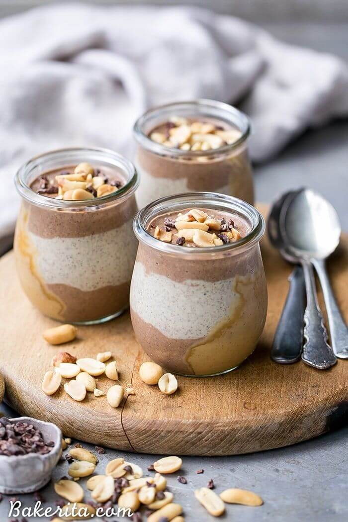 Gluten-Free Peanut Butter Chia Dessert Pudding