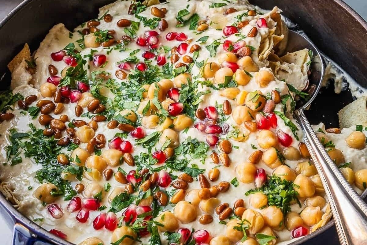 Warm Chickpea Pita Bowl Recipe