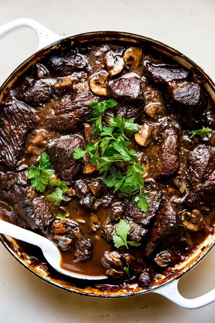 Guinness Beef Stew with Mushroom Harmony