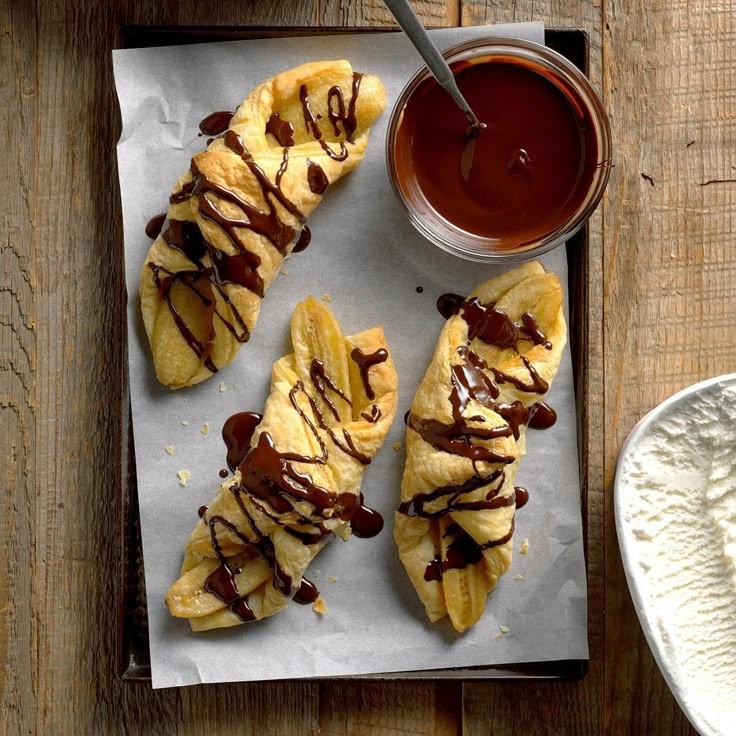 Chocolate Banana Pastry Delights